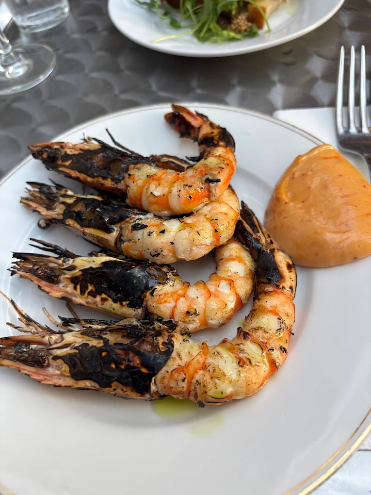 Gambas grillées au feu et rouille maison